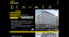 Desktop Screenshot of nandoaparthotel.com